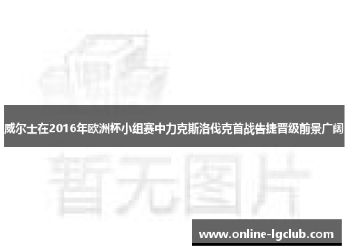 威尔士在2016年欧洲杯小组赛中力克斯洛伐克首战告捷晋级前景广阔
