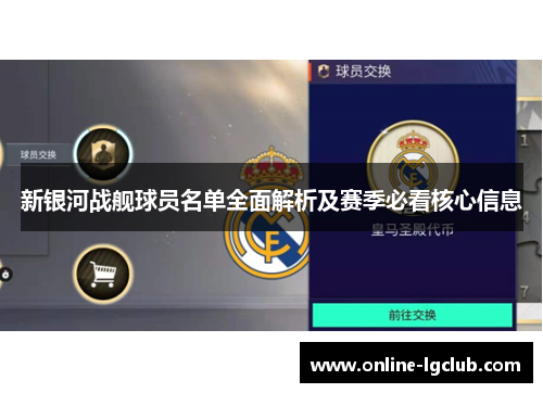 新银河战舰球员名单全面解析及赛季必看核心信息
