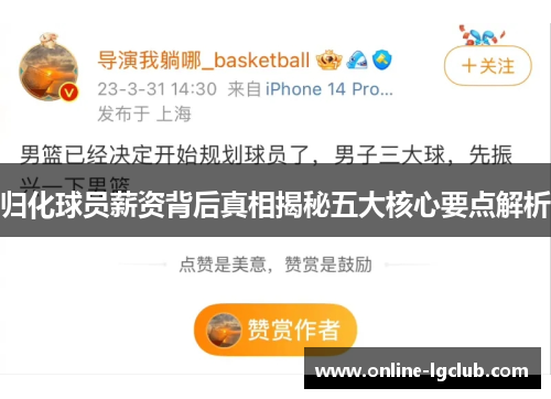 归化球员薪资背后真相揭秘五大核心要点解析
